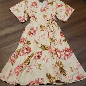 Vici wrap dress size large